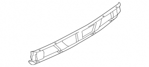 Lower rear bumper reinforcement for Porsche Cayenne 958 11-14