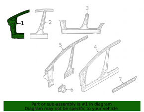 Front right quarter panel for Mazda CX-7 06-12