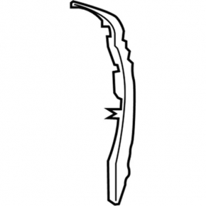 Door seal side front right Lincoln Nautilus 19-23 front