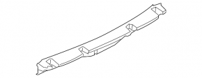 Rear Bumper Absorber Ford Edge 15-18 prerest AVTM