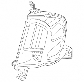 Fog light PTF right Ford Edge 19-