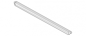 Glass seal inner door rear left Mazda CX-9 16-