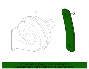 Bracket signal low Volkswagen ID.4 21-23