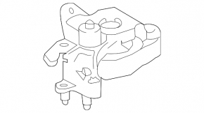 Engine mount right Toyota Prius 20 04-09 FEBEST