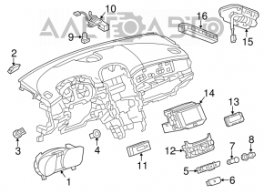 Instrument cluster Chevrolet Malibu 13-15
