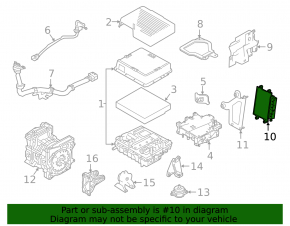 Nissan Leaf 18-18 engine computer ECU (40 kWh) with fast charging