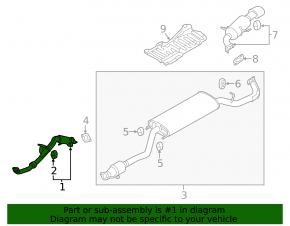 Intake pipe Kia Sorento 10-15 3.3 FWD