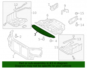 Front Bumper Guard Hyundai Sonata 11-15
