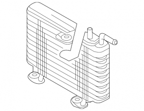 Mitsubishi Outlander 14-20 2.4, 3.0 automatic transmission oil cooler radiator
