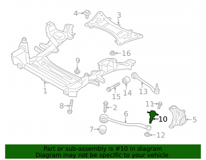 Ball joint front left BMW X3 F25 11-17