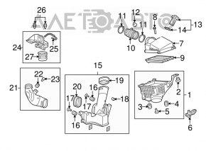 07-13 Acura MDX Air Flow Meter