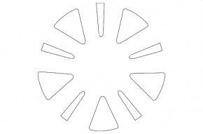 Wheel disk R18 x 7J ET35 5*114.3 Nissan Rogue 14-20 type 2, light curb