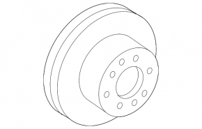 Front left brake disc for Toyota Avalon 2005-2007