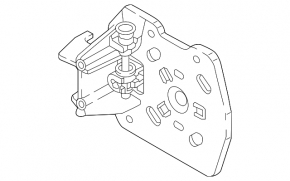 Front camera bracket Audi A6 C7 16-18 rest