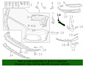 Mudguard arch front left Audi Q7 16-