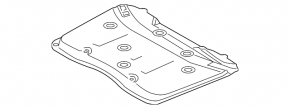 Lexus GS300 GS350 GS430 GS450h 06-11 Hood Insulation