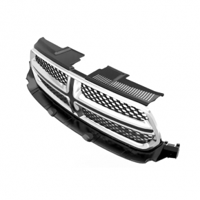 Radiator grill grill Dodge Durango 11-13 chrome frame, black mesh