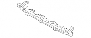 Front bumper mount central Subaru XV Crosstrek 18-23