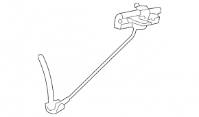 Right rear seat fold down lever for Subaru Forester 25-26