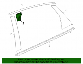 Honda Civic XI FE/FL 22-26 inner rear door trim