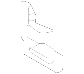 Rear right threshold mudguard Toyota Avalon 13-18