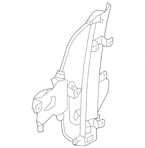 Window lifter with motor rear right Nissan Murano z50 03-08