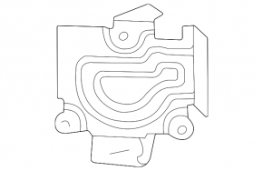 BSM Blind Spot Sensor Bracket Right Toyota Sienna 21-25