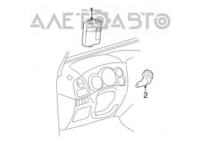 Computer IMMOBILIZER TRANSPONDER KEY Toyota Avalon 05-10