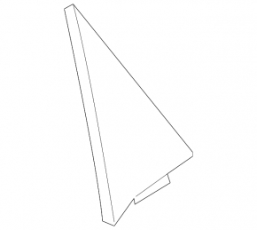 Door trim side triangle rear left Audi Q5 8R 09-17