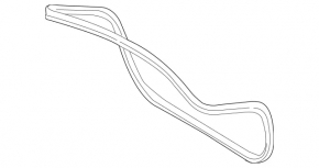 Mercedes A-class V177 19-22 trunk lid seal