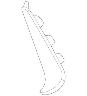 Front bumper cover left Mercedes C-class W206 300 22-25 AMG pkg