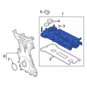 Lincoln MKC 15-19 valve cover