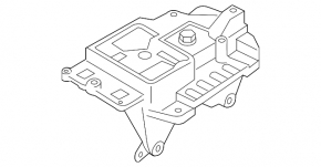 Left engine mount for Nissan Juke 11-17 1.6, AWD, automatic transmission