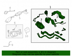 Charging port assembly with cable Volkswagen ID.4 21-22