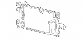Left intercooler radiator bracket for Lexus LX 22-26