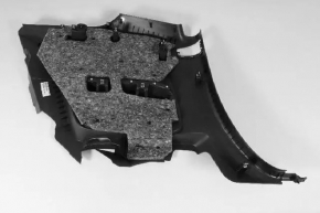 Right rear seat trim panel for 09-14 Dodge Challenger, black