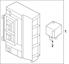 Nissan Ariya 23-25 dashboard fuse box