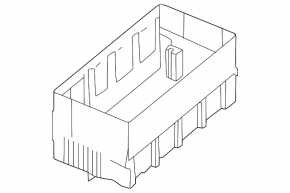 Relay block housing under hood Nissan Ariya 23-25