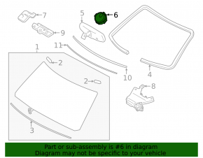 Rain sensor for Nissan Armada 17-24