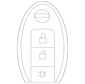 Nissan Rogue 23-26 SV 4-button key