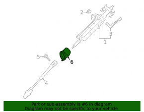 Steering column boot BMW X3 G01 18-
