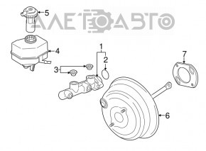 GTZ reservoir BMW X5 E70 07-13