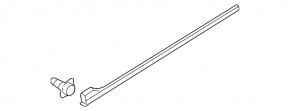 Door seal front right lower Audi A6 C7 12-18