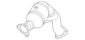 Catalytic converter right Audi Q7 16- 3.0T
