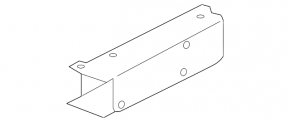 Front bumper reinforcement fang left BMW 3 F30 12-18