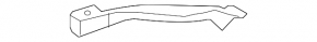 Left eyelash TV bracket for Toyota Avalon 2012