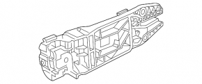 Front left door handle mechanism VW Golf 15-