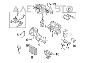 BMW X5 E70 07-13 Evaporator