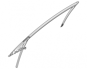 Front right window seal for Kia K5 21-24
