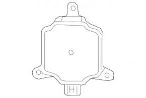 Blind Spot Sensor BSM Right Toyota Camry v70 18-20
